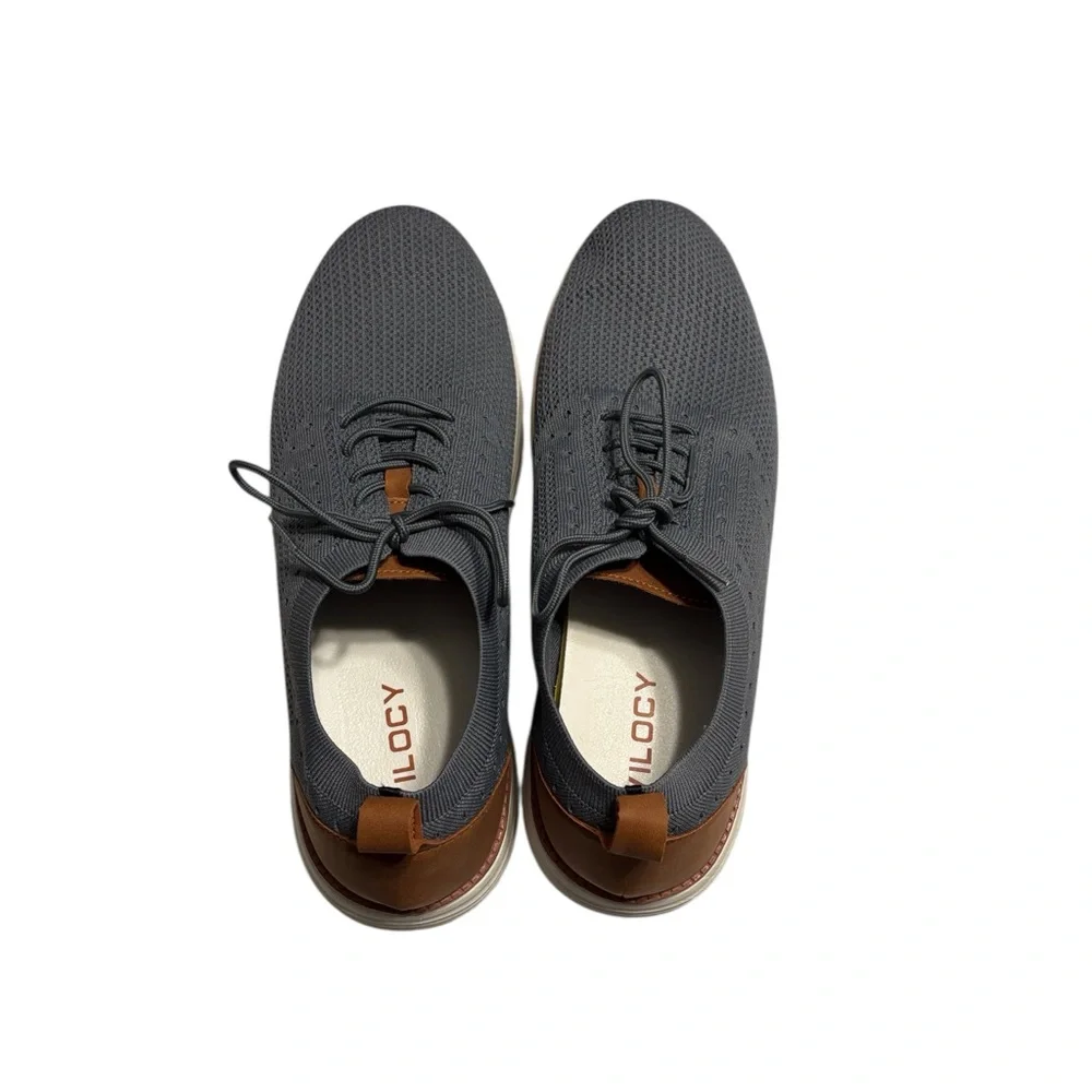 Vilocy Men's Casual Dress Sneakers Oxfords Size US 12.5 Business Mesh Office